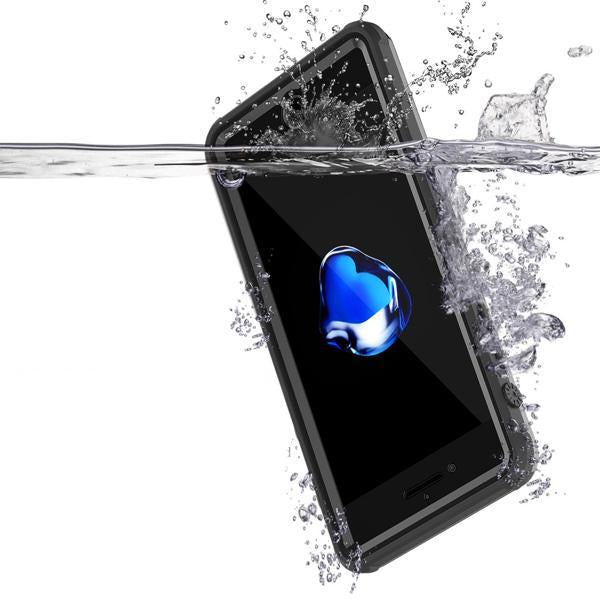 Waterproof Black Cover Case Cover for Apple iPhone 8 Plus