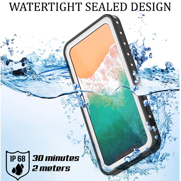 Shockproof/Waterproof Black Cover Case Cover for Apple iPhone XS/X
