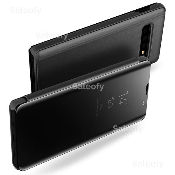 Galaxy S10+ Mirror Shine Full Protection Flip Case (Premium)
