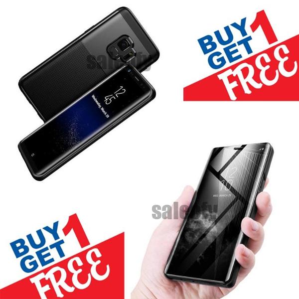 Buy 1 Get 1 FREE: Galaxy S9 Rugged Plus Mirror Shine Cover