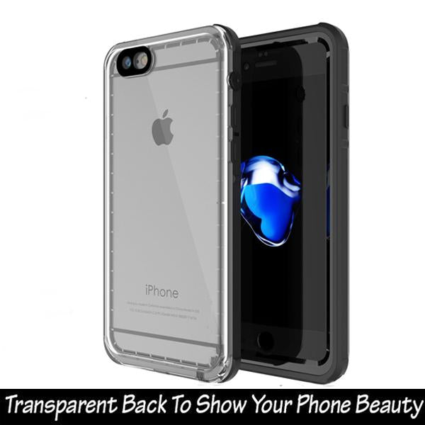 Waterproof Black Cover Case Cover for Apple iPhone 8 Plus
