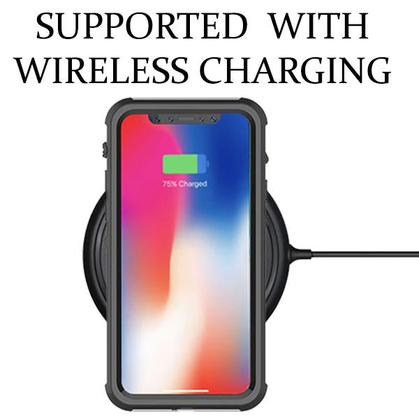 Shockproof/Waterproof Black Cover Case Cover for Apple iPhone XS/X