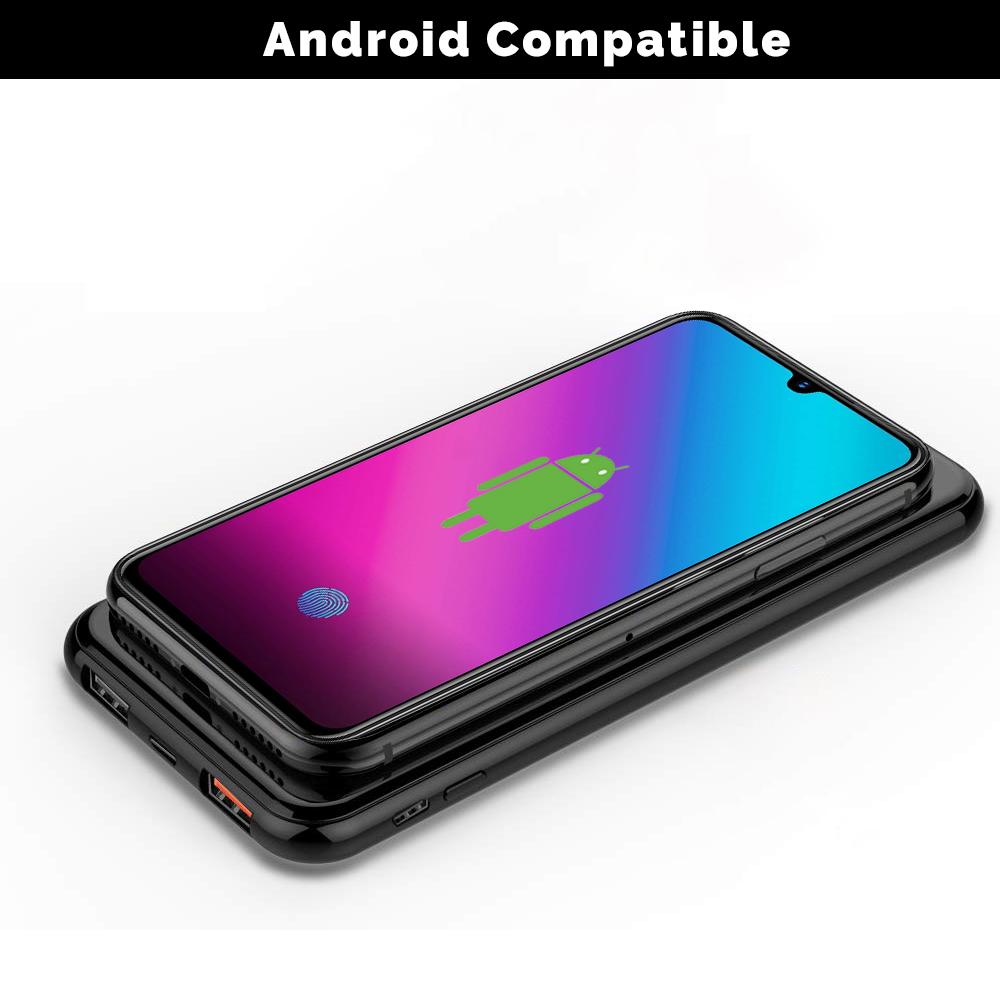 Wireless Charger + Power Bank (LED Digital Ready) - 10000mAh (QC/QI Ready) (6 Months Warranty)