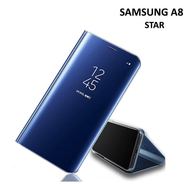 Samsung Galaxy A8 Star Flip Case No-Sensor (Premium) - Black