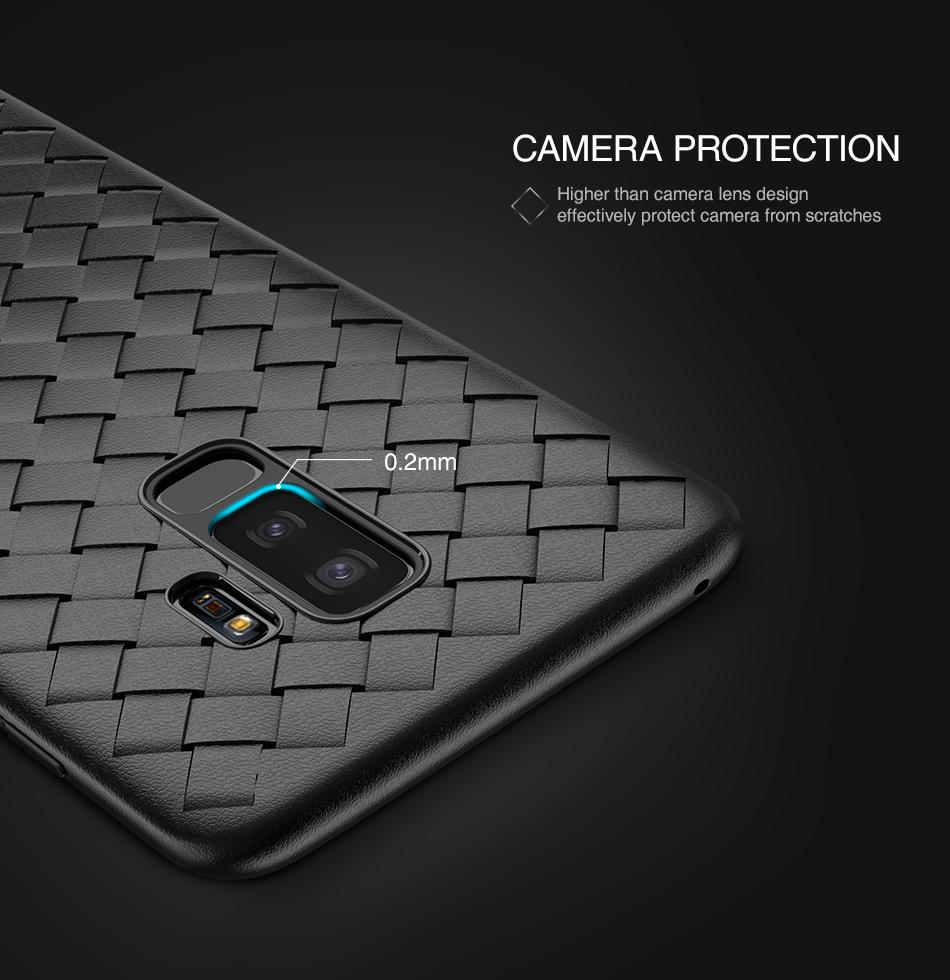 Galaxy S9 Woven Design Case- Black