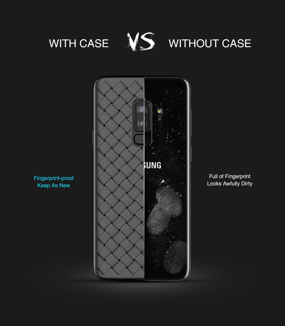 Galaxy S9 Woven Design Case- Black
