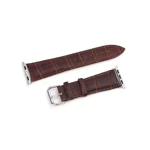 Business Genuine Crocodile Wrist/Watch Band (42mm/44mm) For Apple Watch 1,2,3, 4 & Cellular