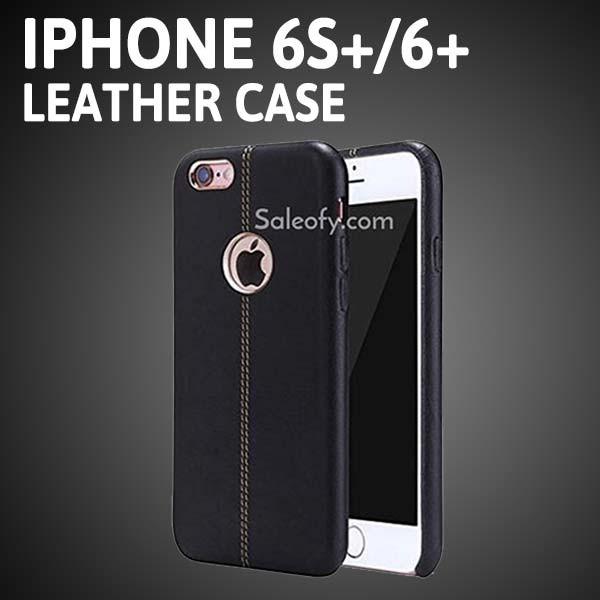 iPhone 6s+/6+ Plus Black Cover with Metallic Logo Display Case for Apple [5.5"]