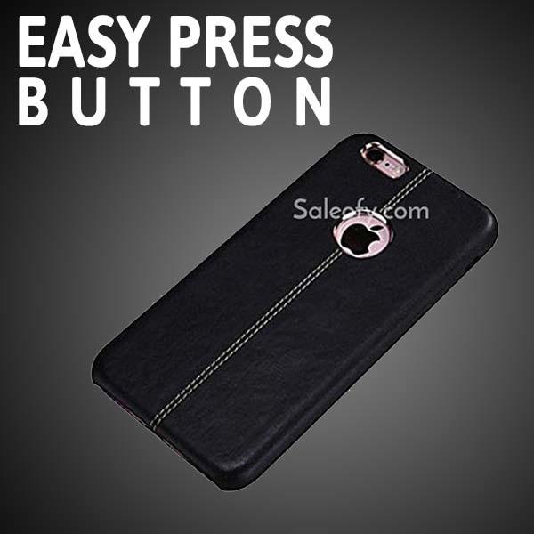 iPhone 6s+/6+ Plus Black Cover with Metallic Logo Display Case for Apple [5.5"]