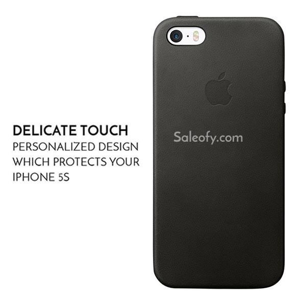 Black Aniline Case for Apple Iphone SE/5S/5