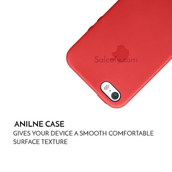 Red Aniline Case for Apple Iphone SE/5S/5
