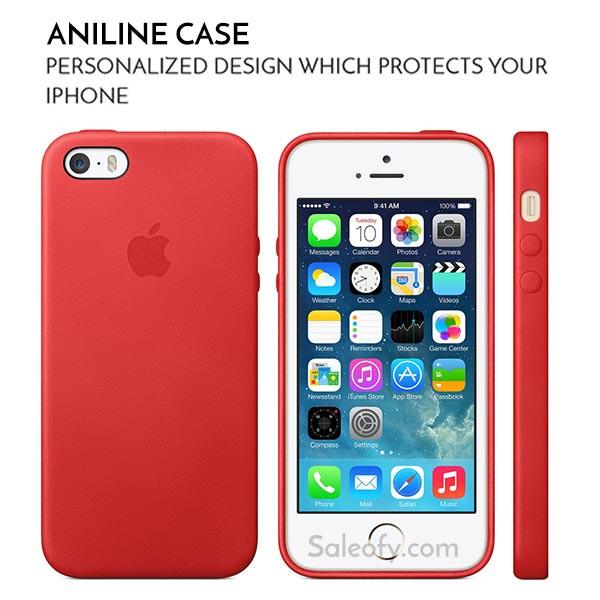 Red Aniline Case for Apple Iphone SE/5S/5