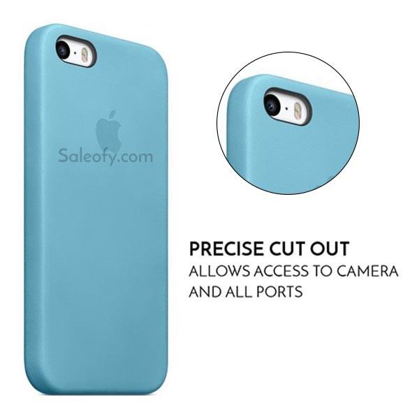 Sea Blue Aniline Case for Apple Iphone SE/5S/5