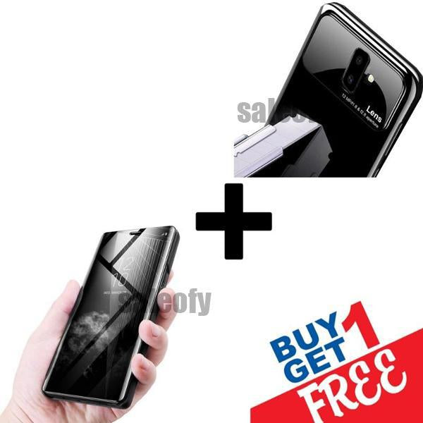 <span class ="titlehead"> Buy 1 Get 1 FREE </span></br> Galaxy J6 Plus Lens Case Plus Mirror Shine Cover <span class="titlehead1"></br>Get 2 Different Cases for price of 1 </span>