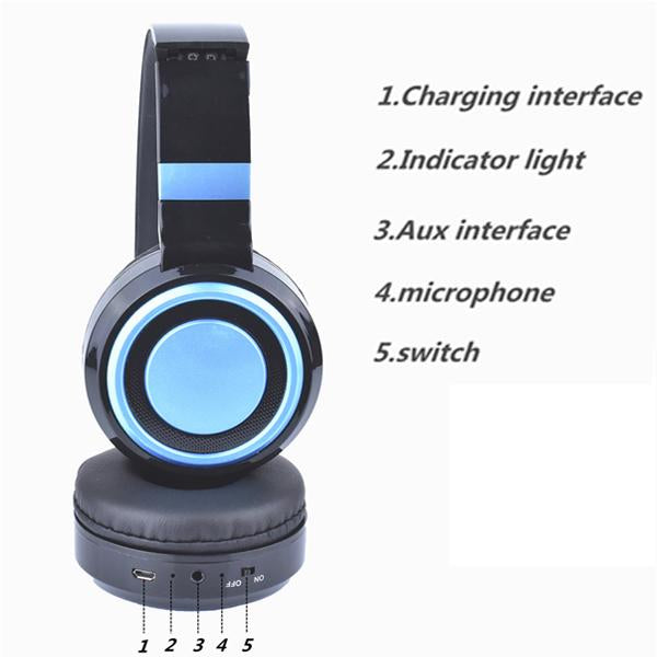 ST9 Headphones Bluetooth High Bass, High Treble Headphones