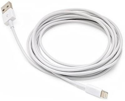 USB Generic and Compatible Data Sync White Charging Cable for Apple iPhone 6s+ 6+ 6s 6 SE 5s 5 (1 metre)