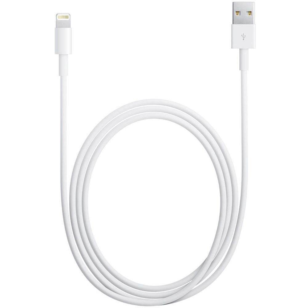 USB Generic and Compatible Data Sync White Charging Cable for Apple iPhone 6s+ 6+ 6s 6 SE 5s 5 (1 metre)