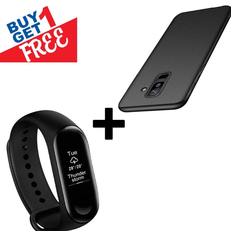 Buy 1 Get 1 FREE: Smart Band (With Heart Rate Monitor) Plus Creative Case For Galaxy J8