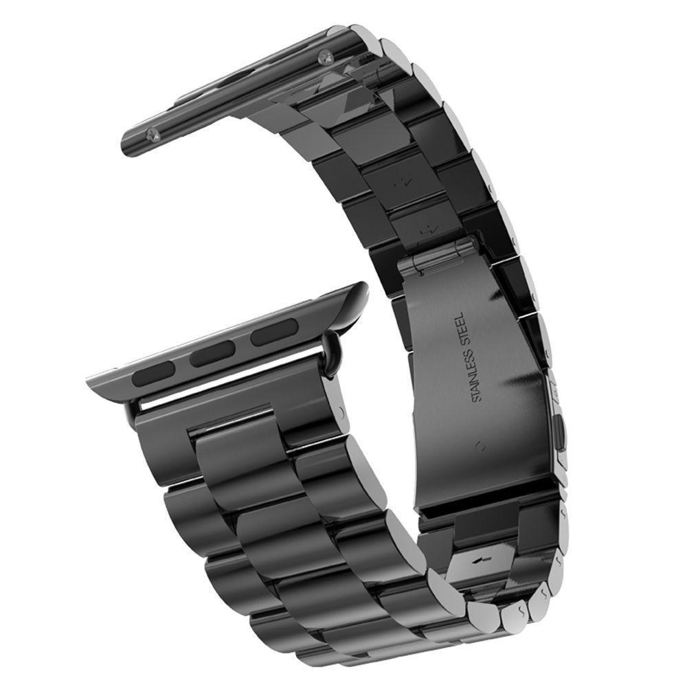 Classic Stainless Steel Watchband For Apple iWatch 4/ 3/ 2/ 1 Cellular