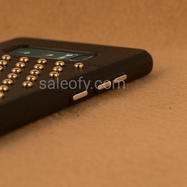 Black Creative Case for Samsung Note 8- Stud