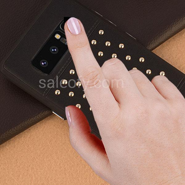 Black Creative Case for Samsung Note 8- Stud