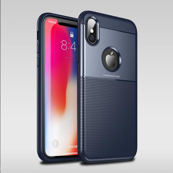 iPhone XS Max Minimalist Slim Protective- Black/ Blue