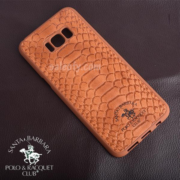 Brown Crocodile Cover Case for Samsung Galaxy S8 Plus