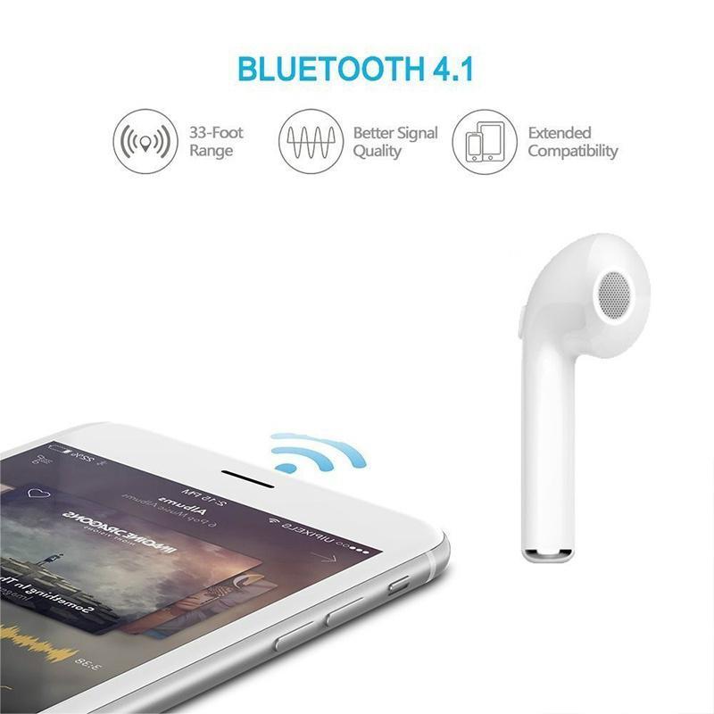 Bluetooth Earpods with Mic & Battery Case - iOS & Android Compatible