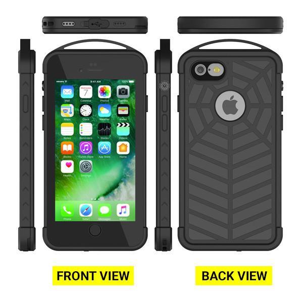 iPhone 6+ /6S+ Plus Waterproof/ Shockproof/ Snowproof Armor Case Cover - Black for 6/6S+ Plus