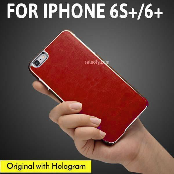 iPhone 6S+/6+ Plus Electroplating Back Case Cover - Red