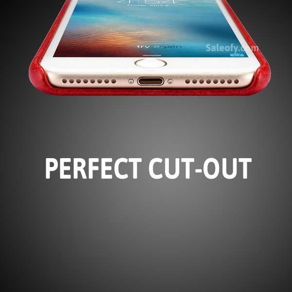 iPhone 6s/6  Cover with Metallic Logo Display Case for Apple [4.7"] - Red