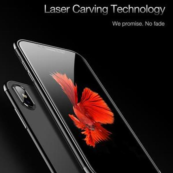 iPhone XS/X Luxury Fashion Transparent TPU Soft Plated Mobile Cover Case