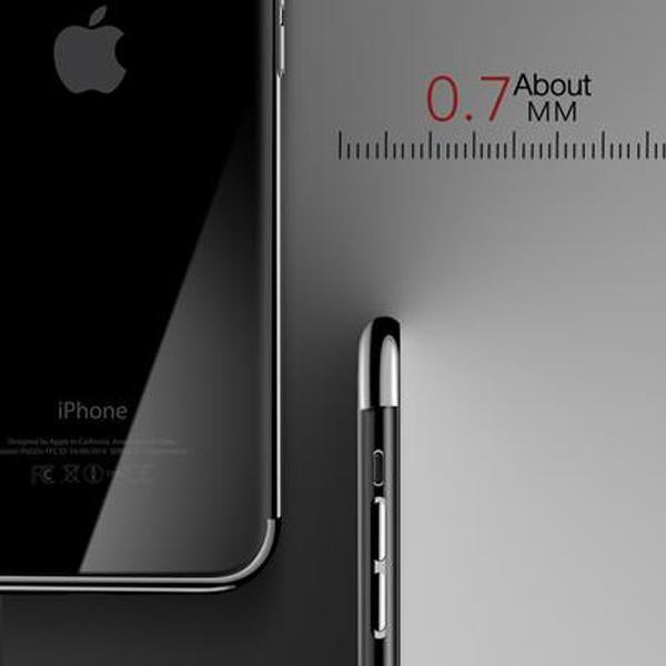 iPhone XS/X Luxury Fashion Transparent TPU Soft Plated Mobile Cover Case