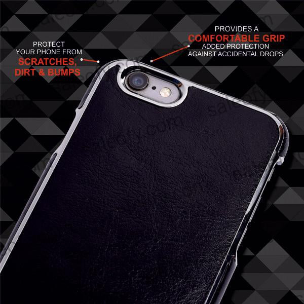 iPhone 6 Electroplating Back Case Cover - Black