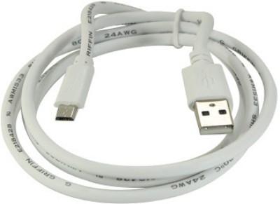 USB Data Sync and Charging White Cable for Android, Samsung, Power Bank, Nokia, LG, Windows, Micromax, Sony (1 metre)