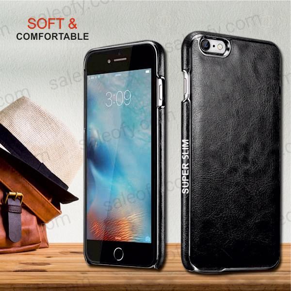 iPhone 6 Electroplating Back Case Cover - Black