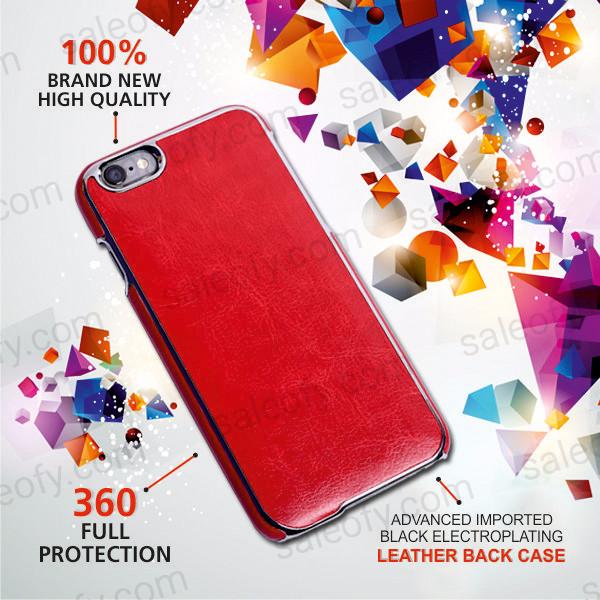 iPhone 6 Electroplating Back Case Cover - Red