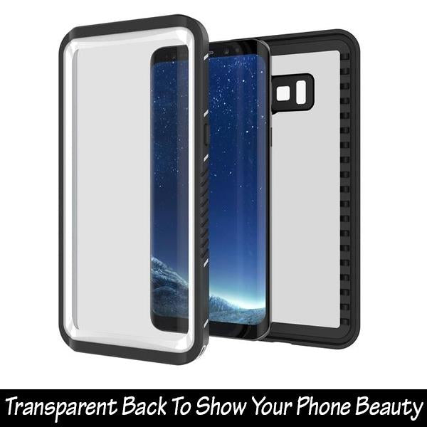 Galaxy S8 Plus Shockproof/Waterproof Case. StudStar Black Thin/ 6.6ft Underwater IP68 Snow Proof
