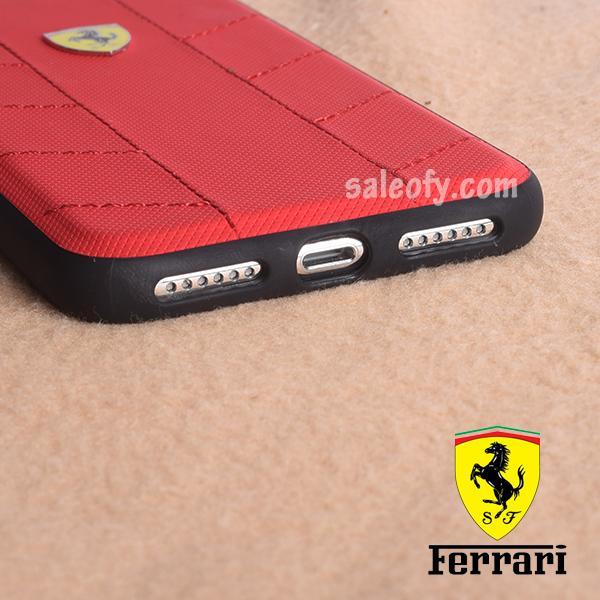 Original Ferrari Case Cover for iPhone XS/X - Red (Retail Packaging with Verification Code)