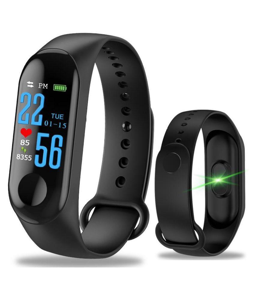 Smart Band M3 - (With Heart Rate/ BP/ Walk Count Monitor) - Call/ Message Feature (6 Months Warranty)