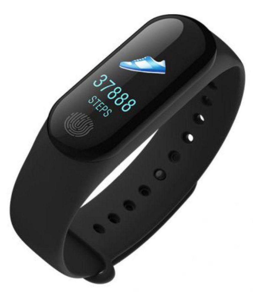 Smart Band M3 - (With Heart Rate/ BP/ Walk Count Monitor) - Call/ Message Feature (6 Months Warranty)