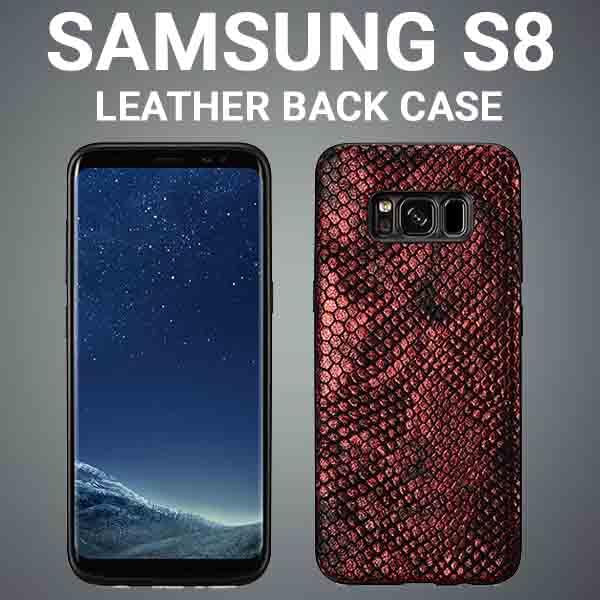 SAMSUNG S8 Python Back Case- Maroon