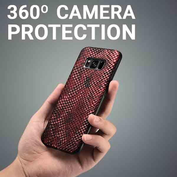 SAMSUNG S8 Python Back Case- Maroon
