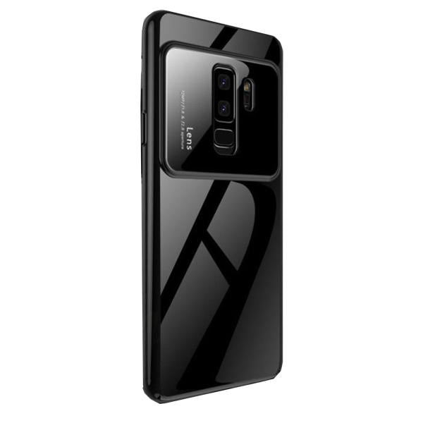 Luxury Tempered Glass Cover For Samsung Galaxy S9 Plus Matte-Black