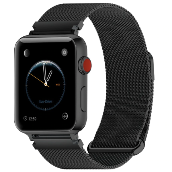 Stainless Steel Mesh Milanese Strap with Magnetic Closure For Apple Watch 1,2,3,4 & Cellular (44 /42 /40 /38 MM)