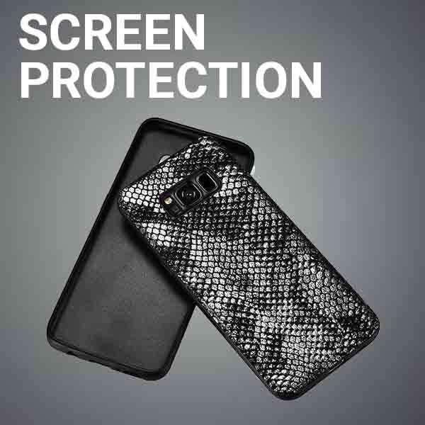 SAMSUNG S8 Python Back Case- Silver