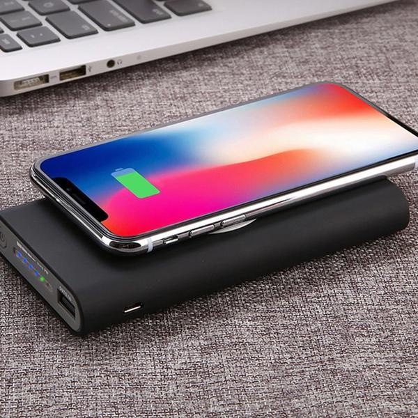 Wireless charger + Power Bank For Samsung (S8,S8Plus,S9,S9Plus,Note9,8)- 10000 mAh (6 Months Warranty)